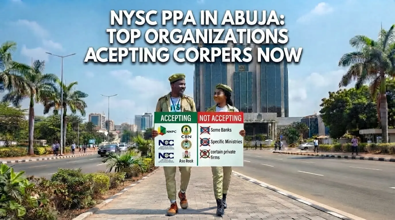 NYSC PPA in Abuja: Top Organizations Accepting Corpers in 2026