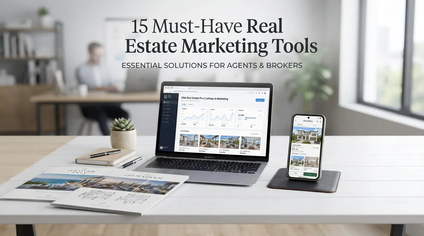 15 Must-Have Real Estate Marketing Tools for 2026