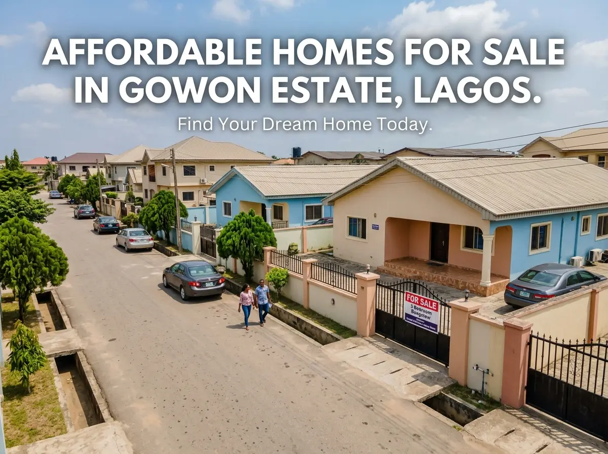 Affordable Homes for Sale in Gowon Estate, Lagos